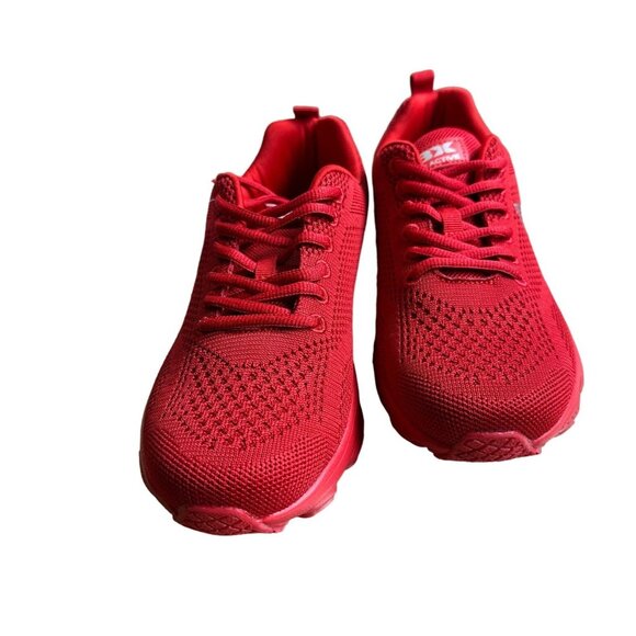 RBX Size 7 Athletic Mesh Lace Up Running Sneakers Shoes Red - Picture 6 of 9